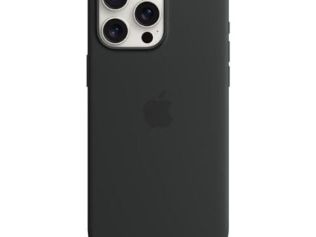 Capa Silicone Apple com MagSafe para iPhone 15 Pro Max - Preto For Sale