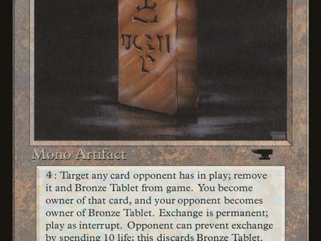 Bronze Tablet [Antiquities] Sale